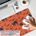 thumbnail image 4 of Long Mouse Pads for Desk,Halloween Cat & Bat Pattern Desk Mats on Top Of Desks, Desk Mouse Pad Extra Large with 3mm Non-Slip Base and Stitched Edge for Gaming,Office,Work,Home 31.5"x11.8", 4 of 6