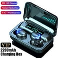 thumbnail image 2 of Bluetooth Earphones with Microphone TWS Wireless Headphone Sport Headset HiFI Stereo Earbuds 2200 mAh Charging Box, 2 of 7