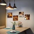 thumbnail image 2 of Kitchen Canvas Art Coffee Bean Coffee Cup Canvas Prints Coffee Wall Decor-4 Panels Framed Ready To Hang Coffee Image-Table Dining Room Canvas Wall Art Contemporary Pictures for Dining Home Decoration, 2 of 6