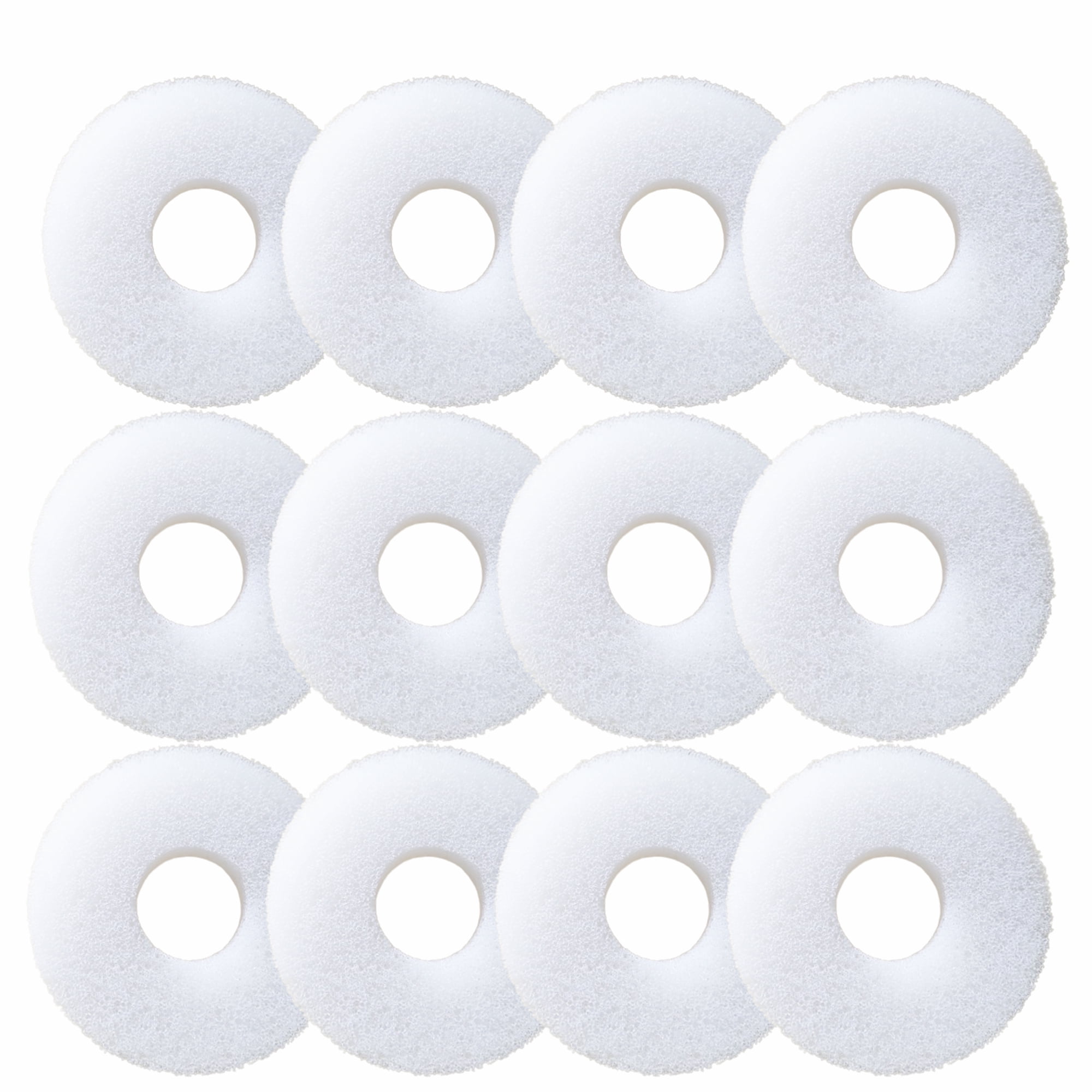 Qzbhct 16 Pcs Round Foam Filter Pads for Biorb Aquarium Bio Sponge Replacement Service Kit