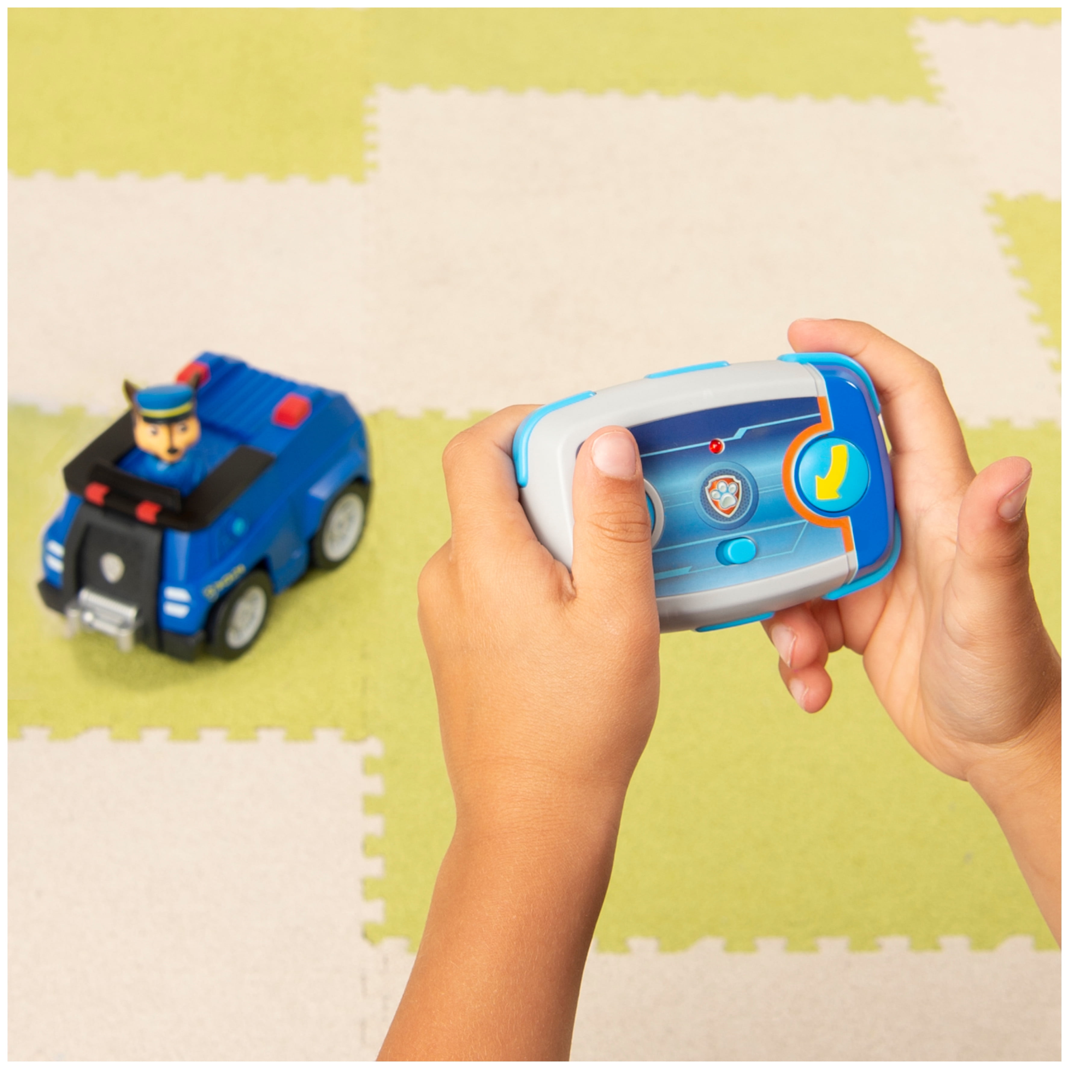 Kinder Auto-Sitzerhöhung: Paw Patrol Chase, Chase is on the case, EC Norm  129