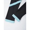 thumbnail image 7 of YiZYiF Kids Girls Color Block Dance Sports Pants Gymnastics Athletic Leggings,Sizes 6-14, 7 of 7