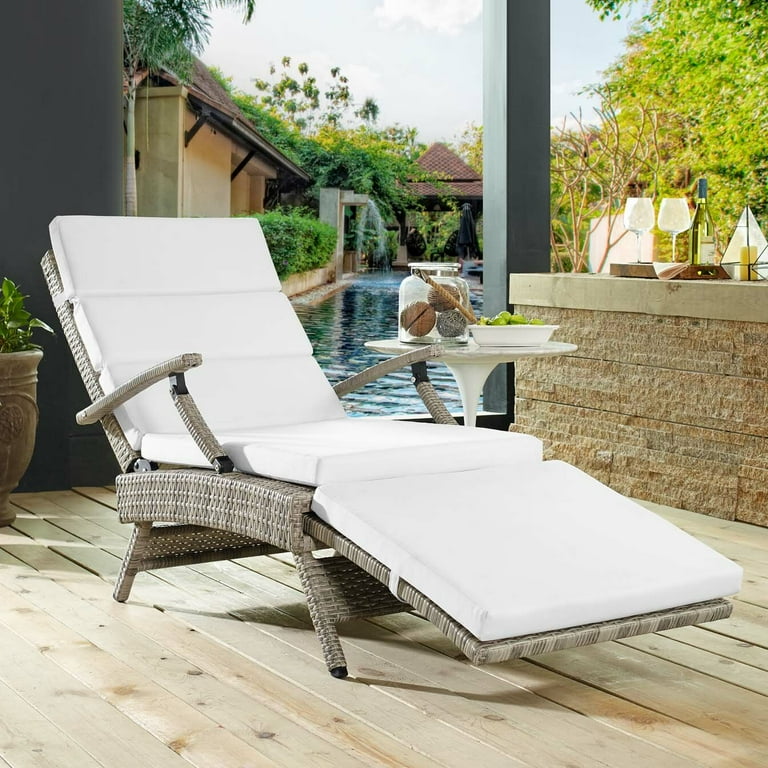 Levick reclining chaise lounge with cushion hotsell