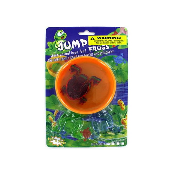 Bulk Buys KK879-72 4" Leap Frog Jumping Game with Materials