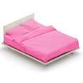 thumbnail image 2 of Swan Comfort Microfiber 4-piece Bed Sheet Set - California King, Pink, 2 of 4