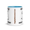 thumbnail image 2 of Happily Malcontent Mug (Blue, 11 oz), 2 of 3