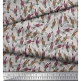 thumbnail image 3 of Soimoi Rayon Fabric Lavender Floral Printed Craft Fabric by The Yard 56 Inch Wide, 3 of 3