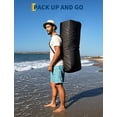 thumbnail image 3 of QinaQin Tabla de paddle board inflable SUP de 10.6 pies, portátil y resistente, ligera pero estable, con PVC reforzado y cubierta antideslizante, para lago, río y mar tranquilo, 3 of 6