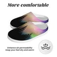 thumbnail image 6 of Kdxio Northern Lights Women's Men's Slippers Plush Slip-On House Slipper for Winter Indoor Soft Cushion Non-slip Fluffy Slides Slippers-46/47, 6 of 7
