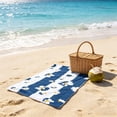 thumbnail image 7 of Oversized Beach Towel 30x59 Inch Sand Free Quick Dry Microfiber Floral Printed Towel for Beach Pool and Summer Vacation, 7 of 7