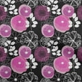thumbnail image 1 of oneOone Georgette Viscose Black Fabric Watercolor Floral Sewing Craft Projects Fabric Prints By Yard 42 Inch Wide-aC, 1 of 5