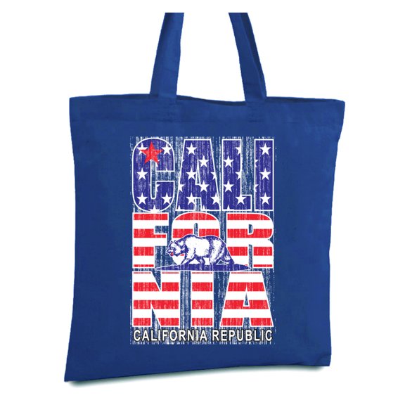 Awkward Styles California Republic Tote Bag California Shopping Bag 4th of July Canvas Tote Bag American Flag Cloth Bag Patriotic Gifts for Men and Women Gifts from California USA Gifts USA Tote Bag