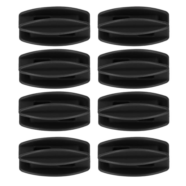100 Pcs Isolant de Clôture Électrique, Tube Carré ABS pour Fil d'Acier, Résistance aux Intempéries