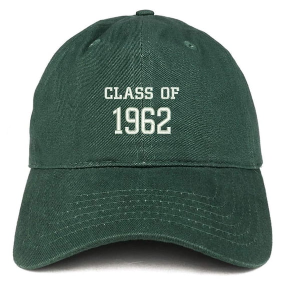 Trendy Apparel Shop Class Of 1962 Embroidered Reunion Brushed Cotton Baseball Cap
