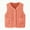 Orange, variant on Kids Vest Toddler Boys Girls Fleece Fuzzy Sherpa Vest Kids Stand Collar Sleeveless Zipper Jacket Fall Winter Faux Fur Coat(Orange,2-3 Years)