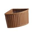 thumbnail image 3 of twisto Weaving Storage Basket Stackable Triangle Organizer Corner Imitation Rattan Basket With Metal Frame For Closet Cabinet Wardrobe Suitable For Bathroom Pantry Living Room Radius 33.5cm, 3 of 8