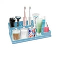 thumbnail image 2 of Silicone Toothbrush Holders Countertop Organizer Box for Bathroom Vanity Green, 2 of 6