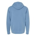 thumbnail image 3 of Independent Trading Co. Heavyweight Pigment-Dyed Hooded Sweatshirt PRM4500 Pigment Light Blue XS, 3 of 5