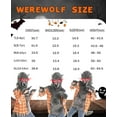 thumbnail image 6 of Boys Werewolf Costume with Light Up Mask - Full Set Gloves, Shoe Covers, Tail, Fangs for 8-10 Years Kids, 6 of 6