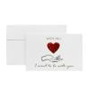 thumbnail image 1 of TIMIFIS Invitation High Quality Solid Greeting Card with Envelopes Romantic Valentines Day Gift Wedding Invitation ummer, 1 of 2