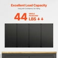 thumbnail image 4 of Heavy-Duty Steel Pegboard Panel Set of 4, 24" x 12" Wall Mounted Tool Organizer for Garage, Workshop & Utility Room, 4 of 7