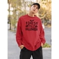 thumbnail image 2 of Days Till Halloween Sweatshirt Men -Image by Shutterstock, Male 4X-Large, 2 of 4
