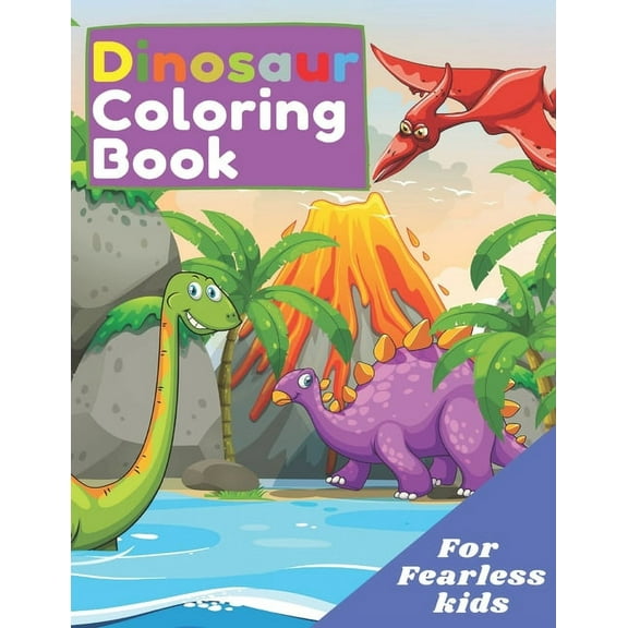 Dinosaur Coloring Book for Kids: Great Gift for Boys & Girls, Ages 3-8 (Paperback)