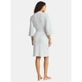 thumbnail image 2 of Lissome Women’s Soft Double Brushed Waffle Knit Wrap Robe, Sizes S-4X, 2 of 4