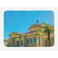thumbnail image 1 of Sicily Bath Mat, Teatro Massimo in Palermo Architecture with Palm Trees Art History Photo, Plush Bathroom Decor Mat with Non Slip Backing, 29.5" X 17.5", Multicolor, by Ambesonne, 1 of 2