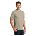 thumbnail image 4 of Port & Company Men's Classic Fit Tall Essential Cotton T-Shirt Light Sand Large Tall, 4 of 6