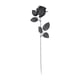 thumbnail image 1 of Decoración de Halloween Decoración de rosa negra de ojo de diablo de Halloween con ramo de globo ocular rosa falsa(Buy 2 save 10%), 1 of 2