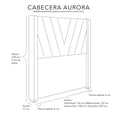 thumbnail image 5 of Cabecera Individual Aurora Dicasa Gris Oscuro, 5 of 5