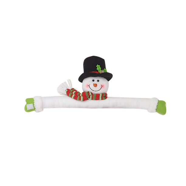 Advancent Navidad cortina hebilla Tieback Santa Claus muñeco de nieve Tiebacks adornos Navidad ciego cortina ventana decoración Navidad Kits de decoración para fiestas Muñeco de nieve