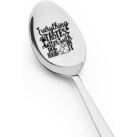 Dog Tea Coffee Spoon Gifts for Mom Dad Grandma Grandpa Birthday Engraved Spoon for Dog Lover Gift for Friend Friendship Gifts for Tea Coffee Lover Gift for Wife Husband Valentines Day Gift