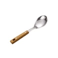thumbnail image 2 of Cuchara ranurada de acero inoxidable, herramienta de cocina, espátula de metal, utensilio de fácil limpieza Cuchara de arroz, 2 of 8