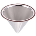 thumbnail image 1 of MasteelfCA 1Pc Coffee Filter Stainless Steel Manual Coffee Filter Paperless Tea Filter, 1 of 7