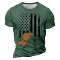 thumbnail image 1 of Camisetas de Manga Larga para Hombres Imprimir Casual Cuello Redondo Camiseta de Manga Corta, Camisetas de Manga Larga para Hombres Algodón, 1 of 4
