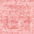 thumbnail image 1 of Ahgly Company Indoor Square Abstract Red Modern Area Rugs, 6' Square, 1 of 4
