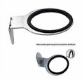 thumbnail image 4 of Hair Dryer Flat Rack Wall Mount for Bathroom,Bathroom,Bathroom,Barbershop (Silver), 4 of 5