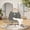 khaki-Dark Gray, variant on AOOWOW Double Egg Chair with Stand Hanging Indoor Outdoor Wicker Rattan Patio Basket Egg Swing Chair Hammock Egg Chairs with UV Resistant Cushions 600 lbs for Bedroom Balcony Patio