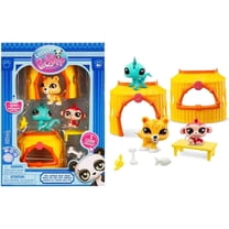 Littlest Pet Shop Zestaw Dżungla 3 Figurki [FIGURKA]