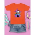 thumbnail image 3 of Penguin Couple Kissing T-Shirt Juniors -Image by Shutterstock,  x-Small, 3 of 4