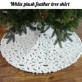 thumbnail image 7 of Btomtd 35" Sequin Christmas Tree Skirt, Glittering Tree Skirt Base Cover Mat for Holiday Ornaments and Home Party Decoration Christmas Tree Apron for Festive Decor, Silver, 7 of 7