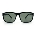 thumbnail image 4 of Mens Tempered Glass Lens Wrap Around Plastic Sport Sunglasses Matte Black, 4 of 8