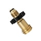 thumbnail image 2 of Scienceny Convertidor de adaptador de tanque de propano Universal, accesorios de cobre para estufa, conectores de manguera de válvula de tanque Artesanía, 2 of 6