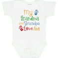 thumbnail image 3 of Inktastic My Grandma and Grandpa Love Me Boys or Girls Baby Bodysuit, 3 of 5