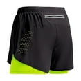 thumbnail image 1 of SAILING 2023 pantalones cortos deportivos para hombre, ropa deportiva de dos pisos, pantalón corto de entrenamiento, pantalón de verano 2 en 1, ropa de playa para hombre, pantalones cortos p, 1 of 3