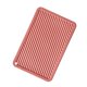 thumbnail image 1 of Granjero Gordo Juego de 4 manteles de silicona, tapete multifuncional para ollas calientes, tapete para mesa de comedor (8,7 pulgadas x 5,7 pulgadas), rectangular (rojo), 1 of 5