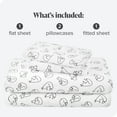 thumbnail image 4 of Bare Home Flannel Sheet Set - 100% Cotton - Deep Pocket - Queen, Feelin' Foxy, 4-Pieces, 4 of 4