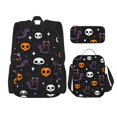 Backpack With Lunch Bag Pencil Case Set Schoolbag Laptop Backpack Lunch